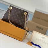 Louis Vuitton LV Women's Bag Top version Presbyopic Chain Bag Women's Shoulder Bag Clutch New Original Order43775SURENEBB Handbag4377643777