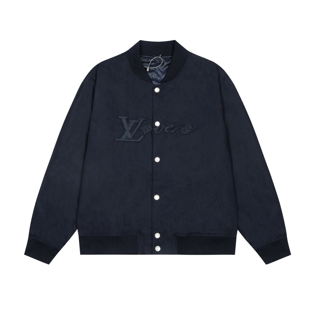 Louis Vuitton LV Jackets New Twill Logo Embroidered Pilot Jacket Coat Unisex Autumn Winter New Sports Casual Loose Versatile