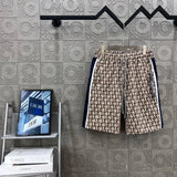 Dior shorts Full Letter Print logo Five-point Shorts25ss New Drawstring Casual Summer Pants5Two-in-One Casual Sweatpants for Men and Women, Pure Cotton Joggers