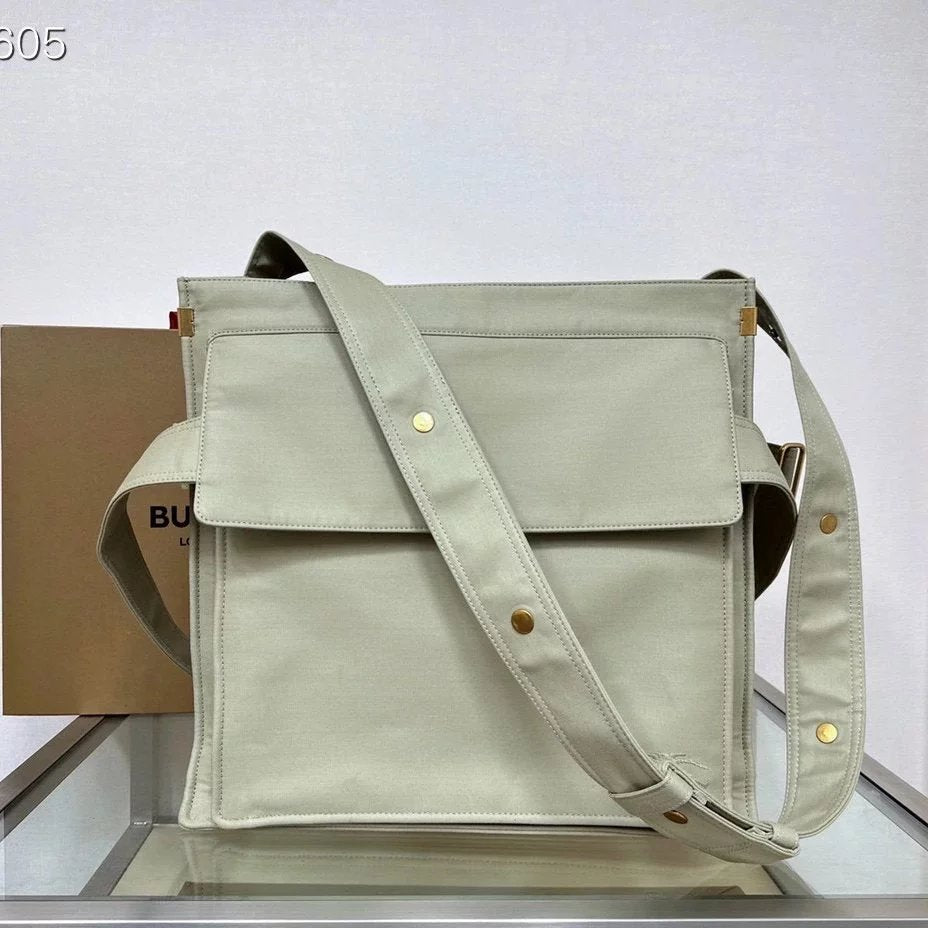 Burberry backpack Top version 【Overseas Surrogate Shopping】2023New Trench Trench Coat Tote Bag Men's and Women's Same Shoulder Messenger Handbag Large Capacity Commuter Bag