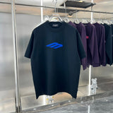 Balenciaga T-shirt Three-Dimensional Silicone M Round Neck Short Sleeve Pure Cotton Unisex T Shirt Bottoming Shirt OS Loose Fit T-Shirt