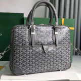 Goyard Bag Top version 【Original Leather Surrogate Shopping Edition】New Product Ambassadmessagebag Small Size Briefcase Men's Handbag Tote Bag Briefcase Business Trip File Bag Men's Bag New Men's Business Casual Briefcase Computer Bag