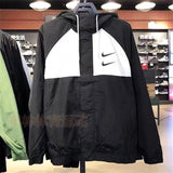 Nike Jackets Sunscreen Coat Spring and Autumn Double Hook Color Matching Woven Sports Jacket Men and Women CJ4889