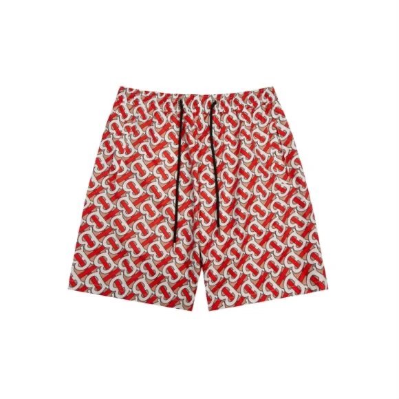 Burberry Shorts Full Print Beach Shorts Five-Point Shorts os Loose Quick-Dry Unisex Casual Trendy Brand Big Shorts25ss New Product5Pants