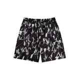 Louis Vuitton LV Shorts Full Print Black and White Beach Shorts Five-Point Shorts os Loose Quick-Dry Unisex Casual Trendy Brand Big Shorts25ss New Product5Pants