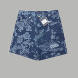 Louis Vuitton LV Shorts Allover Jacquard Embroidery logo Five-point Shorts25ss New Drawstring Casual Summer Pants5Two-in-One Casual Sweatpants for Men and Women, Pure Cotton Joggers