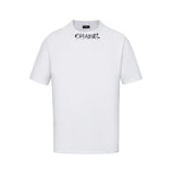 Chanel T-shirt Home New Printed round Neck Short Sleeve T T-shirt