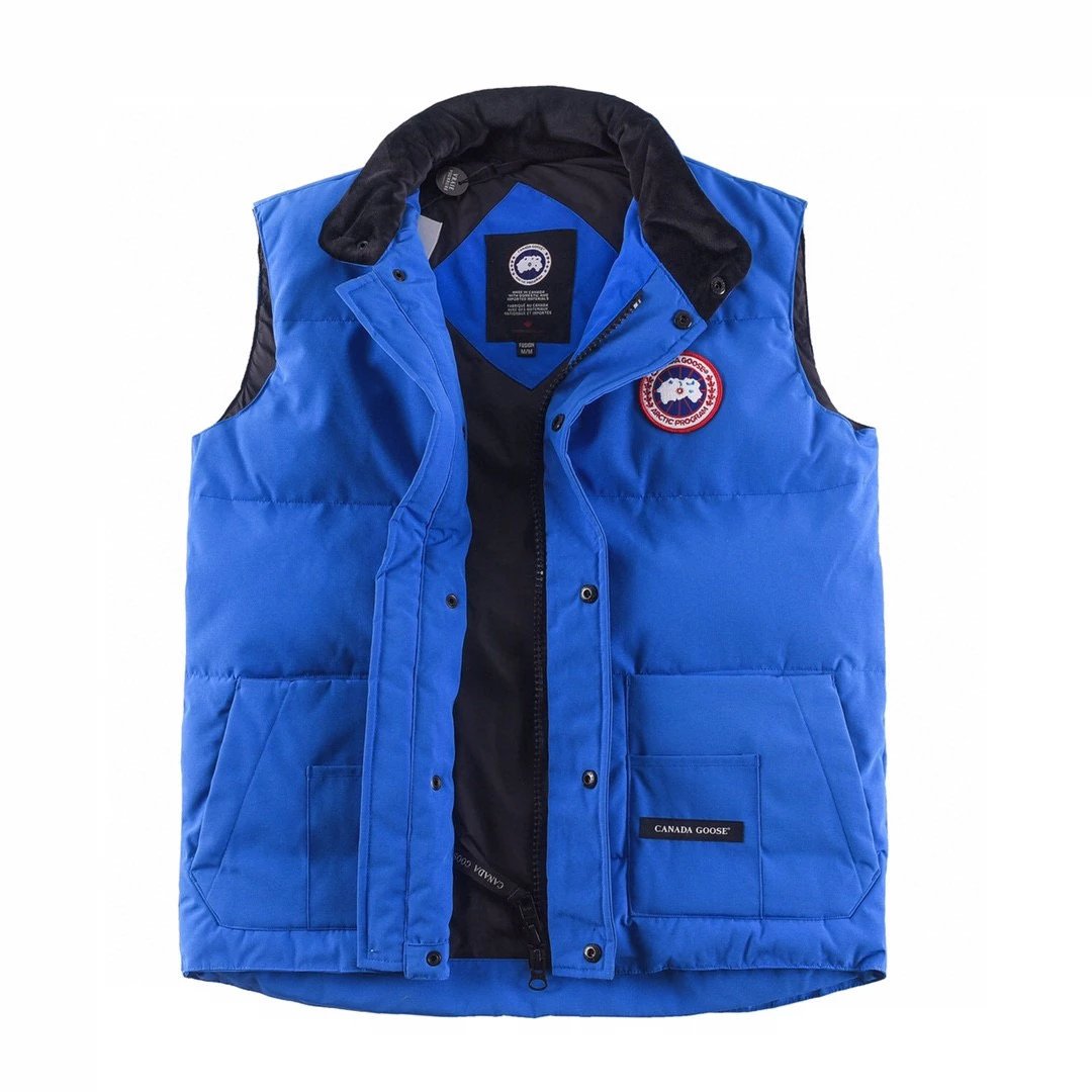 Canada Goose Down Jacket Top Version down Jacket Vest Autumn and Winter New Sleeveless Men and Women Short Vest Coat Thickened Warm Waistcoat