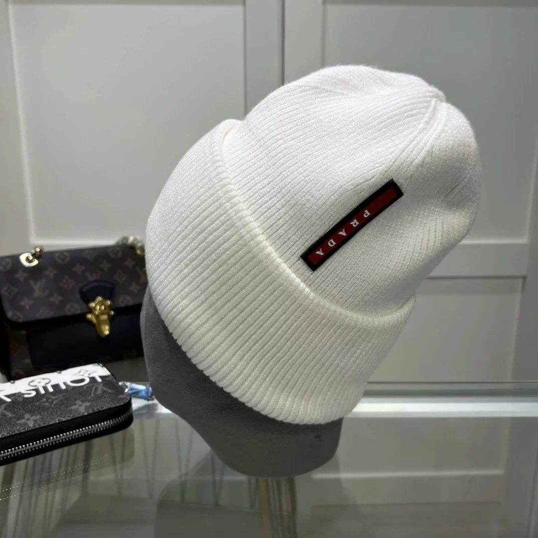 PRADA Hat Fashion Trend Woolen Cap