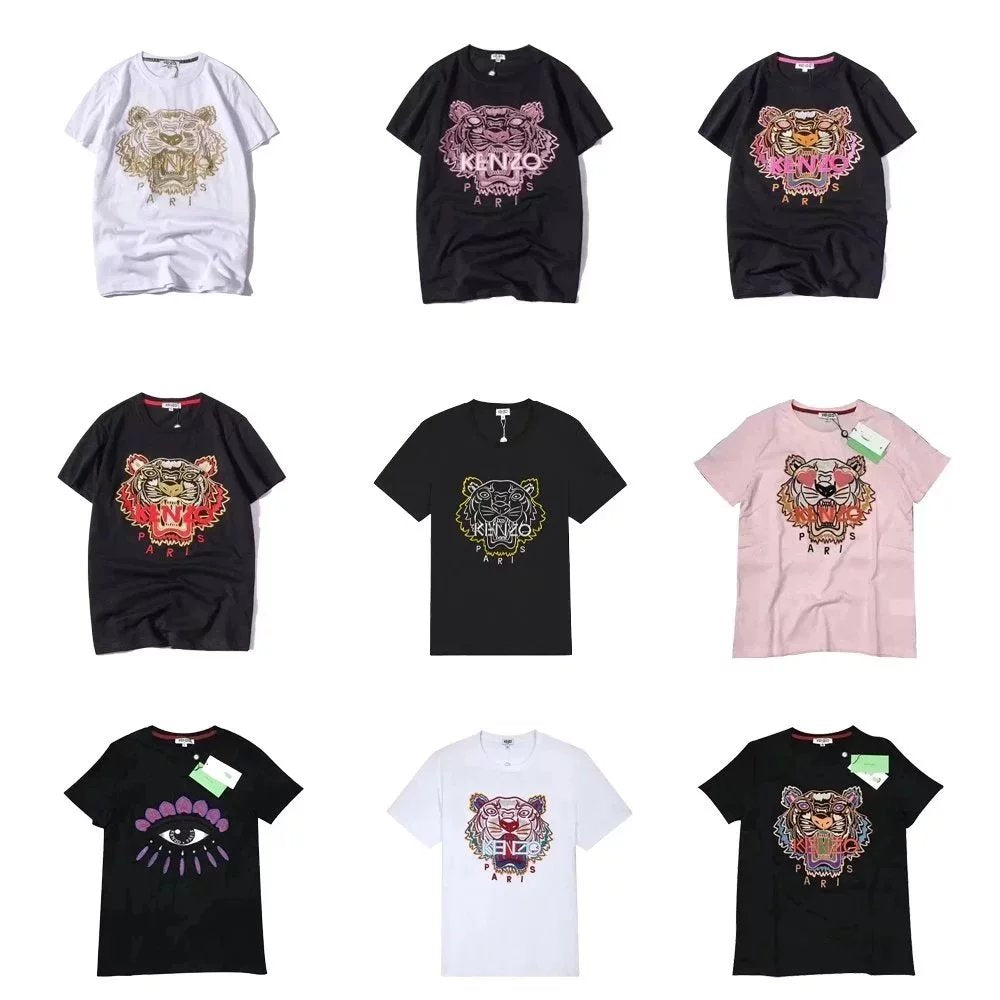 Kenzo T-shirt D60Fashion Short Sleeve-High Quality1:1-CY