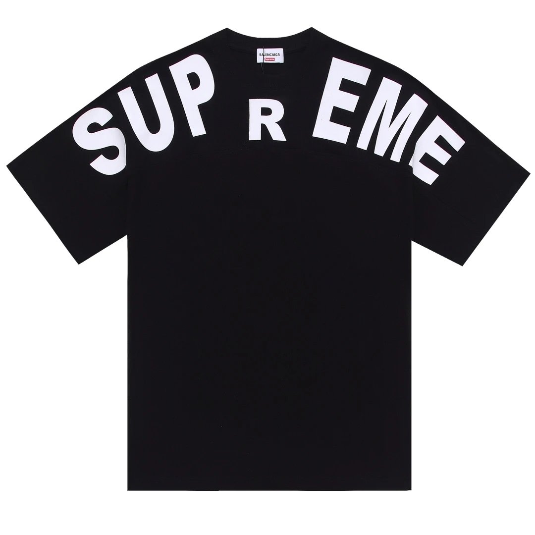 Balenciaga T-shirt 25ss New Pure Cotton Unisex Style T T-shirt OS Loose Fit Base Shirt Short Sleeve Top T-Shirt
