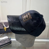 Chanel Hat Counter New Original Baseball Cap，Autumn and Winter Horse Hair Three-Dimensional Embroidery，Exquisite and Flawless！Original Quality，Exclusive Physical Shooting。