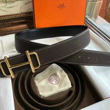 Hermes Belt Top version Brand New Full Set Belt Men's and Women's Genuine Leather Business Casual H Letter Buckle Belt