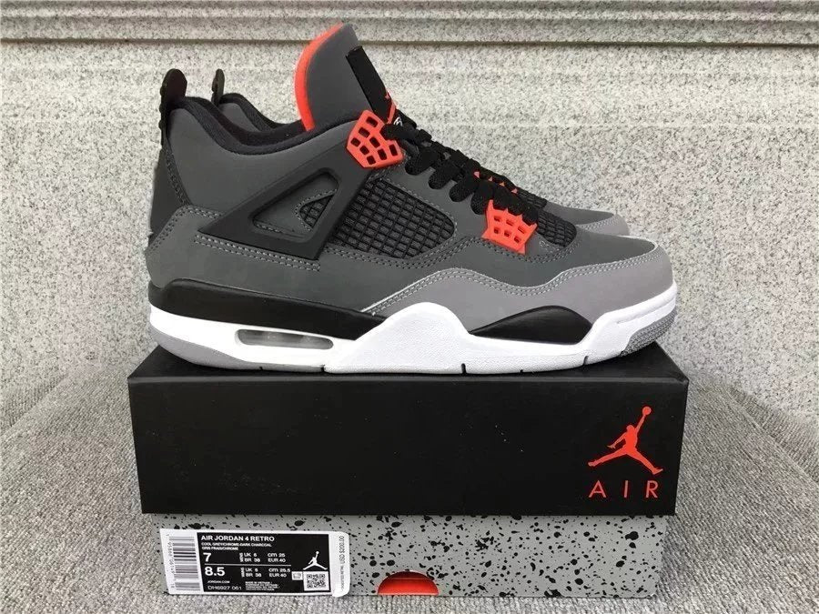 Air Jordan 4 shoes All-Match Fashion Men's Casual Sports Shoes--