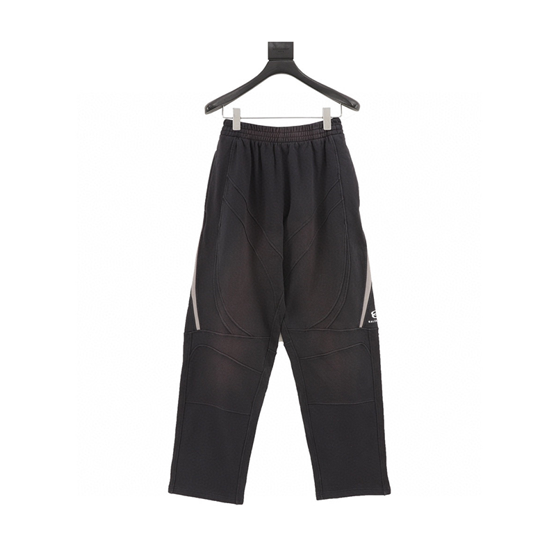 Balenciaga Sweatpants 24ss Waste Soil Style Double Ring Stitching Trousers for Men and Women