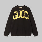 Balenciaga Sweater Collaboration Distressed Crew Neck Knit Sweater Long Sleeve Pullover Unisex Thickened OS Loose Fit Top Versatile Casual Jacket Lazy Style
