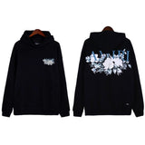 Amiri Hoodie Fashion Brand Sweater Paint-Splashing Style Graffiti Embroidered Hoodie Couple Coat