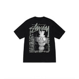 Stussy T-shirt Top Version Fashion Brand Plush Dice Summer Men's and Women's Same Style Short Sleeve T T-shirt