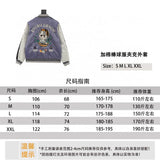 Evisu Jackets Cotton Baseball Uniform Jacket Coat Full Embroidery Men and Women Same Style