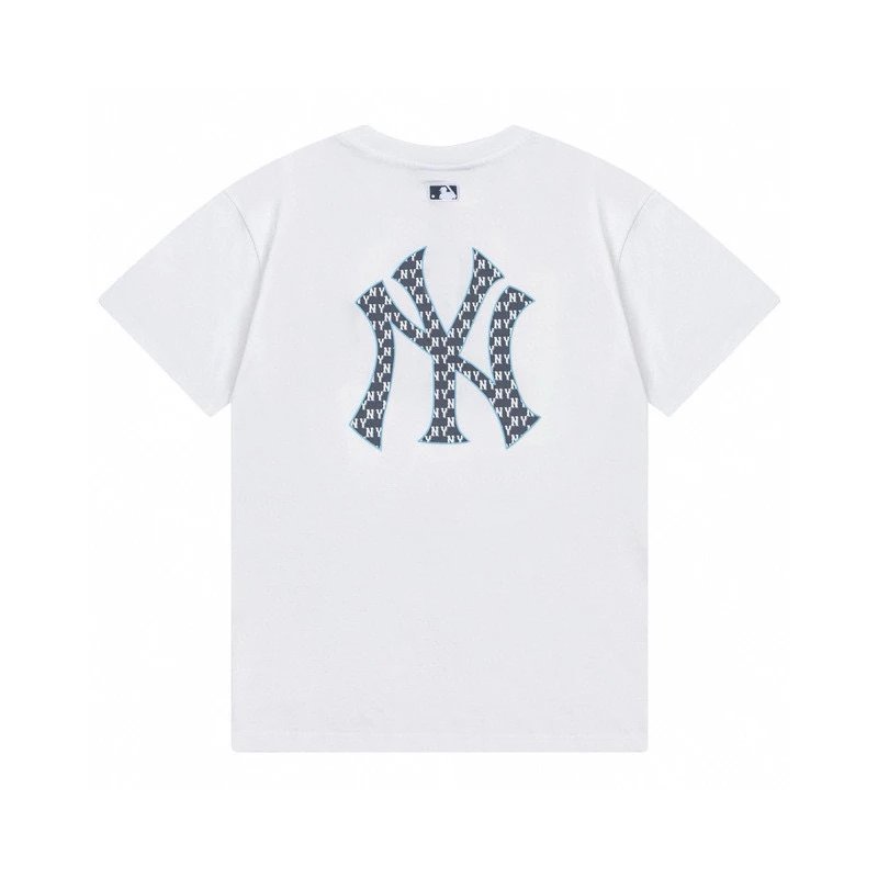 MLB T-shirt Top Version Counter Same Style Pure Cotton Summer Men's and Women's Same Fashion Loose All-Matching2024New Short Sleeve T T-shirt