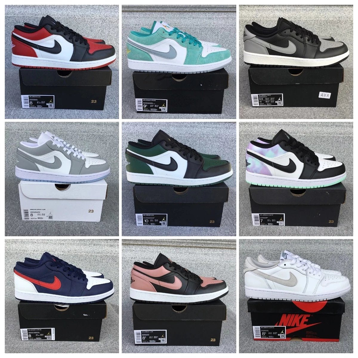 Air Jordan 1 Low shoes New All-Match Trendy Men's Casual Sports Shoes