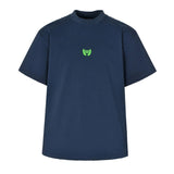 Balenciaga T-shirt Double-breasted B Wheat Spike Embroidery logo round Neck Short Sleeve25ss New Pure Cotton Unisex Style T T-shirt OS Loose Fit Base Shirt Half Sleeve T-Shirt Top Half Sleeve