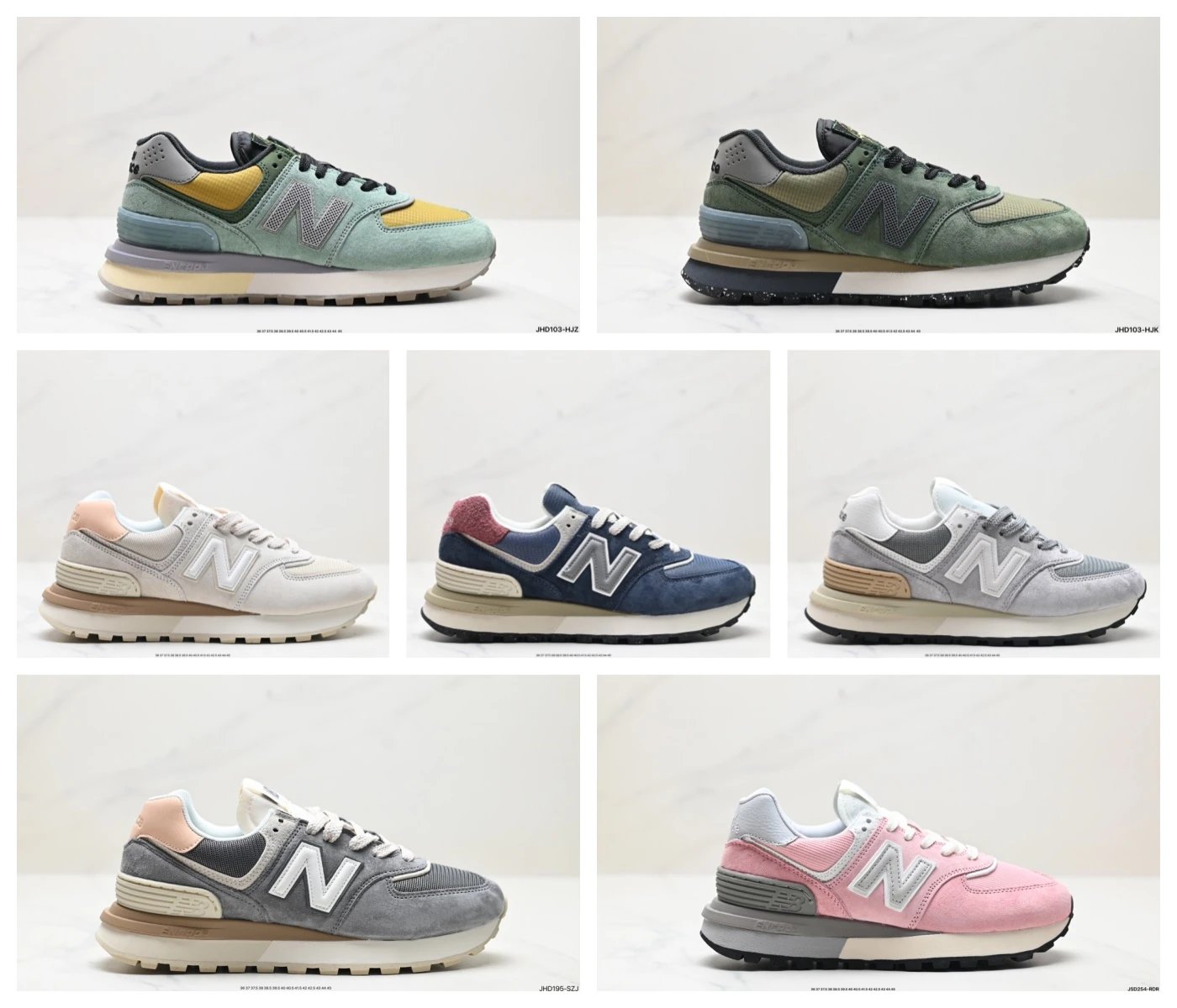 New Balance Shoes Low Top Retro Leisure Sports Jogging Shoes Cenbest Joint Stone