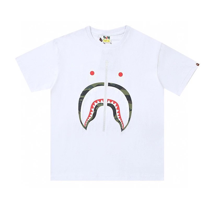 Bape T-shirt Top Version Men's Spring/Summer Tie-Dyed Printed Short Sleeve T T-shirt110036I