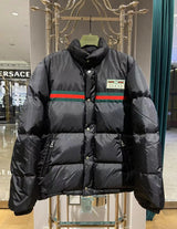 Gucci Down Jacket Autumn and Winter Casual Men's Jackets Fleece-lined Warm down Jacket Stand Collar Coat Men and Women Same Style