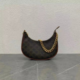 Celine women's bag Top version 2022New Chain AVA Underarm Bag Classic Moon Bag Selenodont Bag Hobos Handbag Hardware Chain Shoulder Strap Underarm Bag199583
