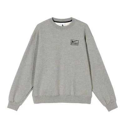 Stussy Hoodie Top Version Joint Name Sweater Men and Women Autumn Ouyang Nana Couple Fleece-Lined Sports Top Pullover Shirt