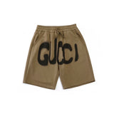 Balenciaga Shorts Front Body Letter Print logo Five-point Shorts25ss New Drawstring Casual5Two-Piece Casual Sweatpants Summer Pants Unisex Pure Cotton Sweatpants