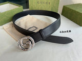 Gucci Belt Top version New Original Single Men's Belt Leather Belt Double g Belt Men's Fashion Casual Original Leather Gujia Belt GG Home Pant Belt Male Gucci Gucci Men's Belt Ferragamo4.0