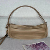 LOEWE Women's Bag Top version 【Original Quality】2024New Product BraceletPouch Pleated Tote Bracelet Bag Women's Bag Handbag Underarm Bag Clutch Shoulder Bag Pleated Napa Cowhide round Bag Luo Jia New Pen Holder Bag Chain Small Bag Shoulder Messenger Bag52
