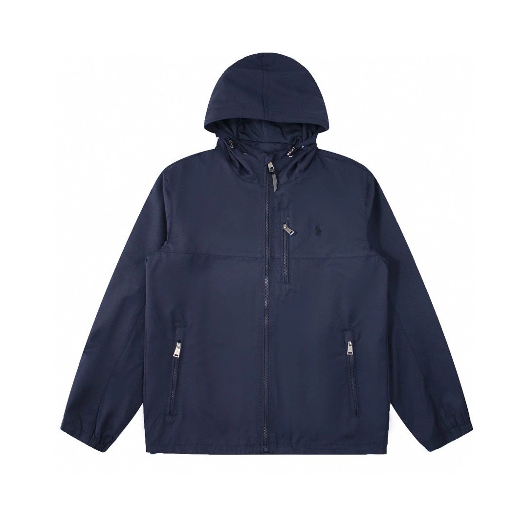 Ralph Lauren Jackets Top Version Standard Men's and Women's Same Spring and Autumn Outdoor Shell Jacket Windproof Waterproof Jacket Jacket