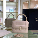 BVLGARI Bag Top version Baoge Home New Bags，Shoulder Bag Crossbody Bag，Serpentine Handle，Joint Name SerpentiForever Bag，Soft Matelasse Quilted Embossed Lambskin Made of Filling Feeling Bag