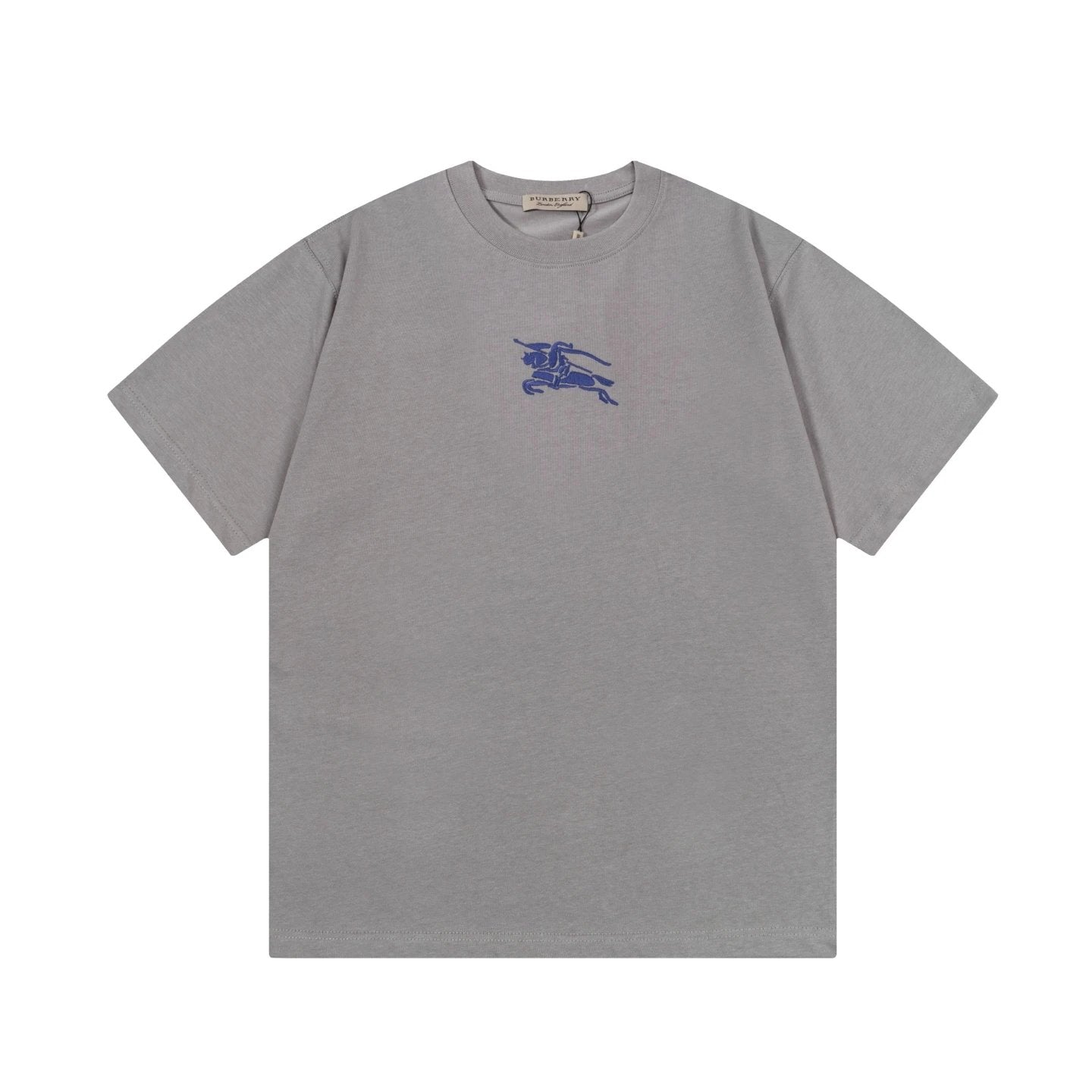 Burberry T-shirt Letter Embroidery logo round Neck Short Sleeve25ss New pure cotton T Unisex T-Shirt OS Loose Fit Base Shirt Top Half Sleeve T-Shirt
