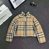 Burberry Clothing 2024Winter New Plaid Short down Jacket-CY