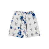 Louis Vuitton LV Shorts Full Print Rendering logo Beach Shorts Five-Point Shorts os Loose Quick-Dry Unisex Casual Trendy Brand Big Shorts25ss New Product5Pants