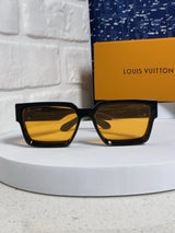 Louis Vuitton LV Sunglasses 0k Rich Man Square Frame Sunglasses Slimming Non-Prescription Unisex Couple Style UV Protection Driving Beach Fishing25ss New Sports Casual Versatile