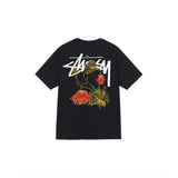 Stussy T-shirt Top Version Fashion Brand Plush Dice Summer Men's and Women's Same Style Short Sleeve T T-shirt