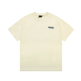 Balenciaga T-shirt Coke Wave Print on the Chest logo round Neck Short Sleeve25ss New Pure Cotton Unisex Style T T-shirt OS Loose Fit Base Shirt Top Half Sleeve T-Shirt