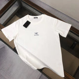 Arc'teryx T-shirt Chest Letter Pattern Small Badge logo round Neck Short Sleeve25ss New Pure Cotton Unisex Style T T-shirt OS Loose Fit Base Shirt Half Sleeve T-Shirt Top Half Sleeve