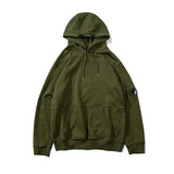 CP Company Hoodie Quality Autumn and Winter New Products CP Side Zipper Lens Terry Fabric Hooded Pullover Lining Coat