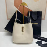 YSL Women's Bag Top version 【Super Original Leather】Park Caiying Same Style New LE5A7hobo Handbag Underarm Bag Handbag Vintage Shoulder Bag for Women Underarm Bag hobo Bag Underarm Bag Women's Bag Bucket Bag23New Autumn and Winter Suede Large Bucket Bag75