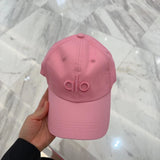 Alo Yoga Hat Letter Embroidery logo Baseball Cap Sunshade Sun Protection Duckbill Cap Large Head Circumference Slimming Face Curved Brim Versatile Sports Hat for Men and Women Couples Same Style