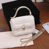 BVLGARI Bag Top version 291070SERPENTI Series MARYKATRANTZOU Bag Decorated with a Snake's Head Snake Head Women's Bag Handle Chain Shoulder Bag Messenger Bag Handbag