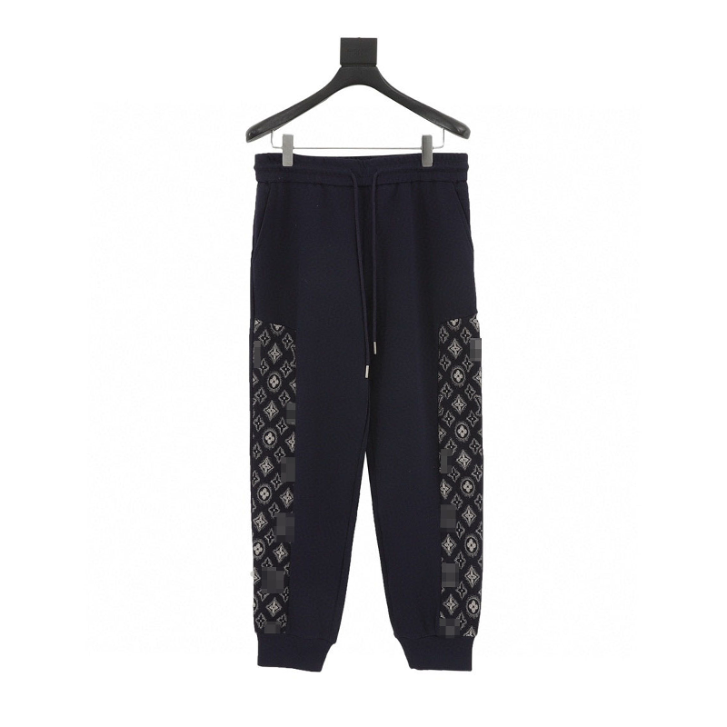 Louis Vuitton LV Sweatpants All-in-One Stitching Sports Suit Trousers for Men and Women