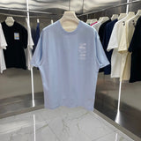 Dior T-shirt Chest Letter Print logo round Neck Short Sleeve25ss New Pure Cotton Unisex Style T T-shirt OS Loose Fit Base Shirt Half Sleeve T-Shirt Top Half Sleeve