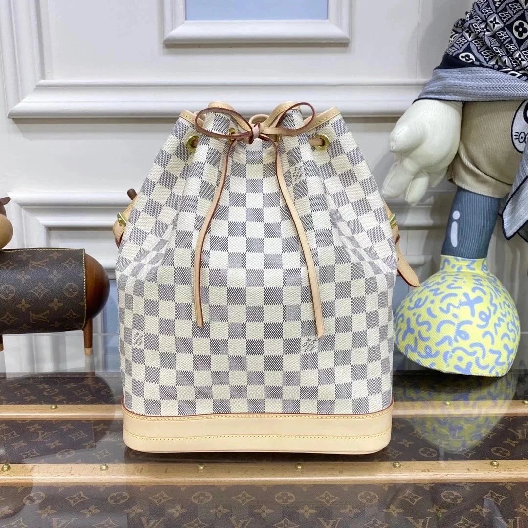 Louis Vuitton LV Women's Bag Top version Classic Bucket Bag M42224M40817NOénoe Drawstring Bucket Bag Coated Canvas Women's Cow Leather Bag Shoulder Bag Crossbody Bag Commuter Bag M40818